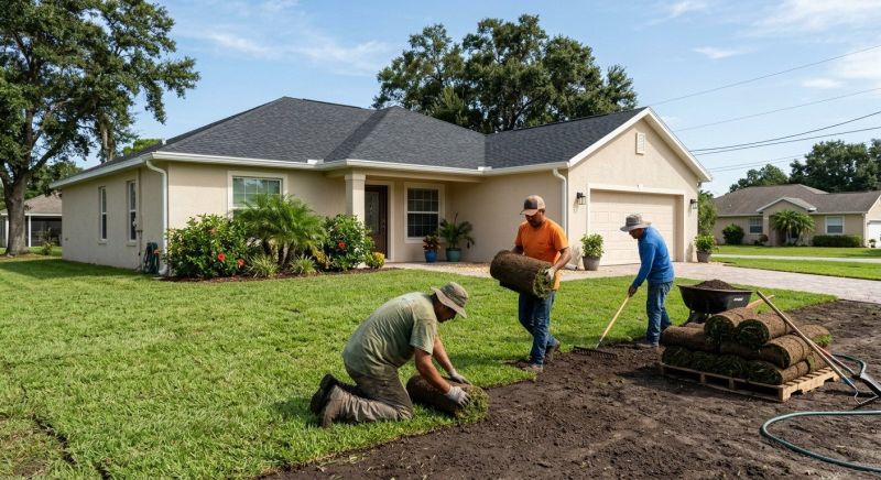 Bermuda Grass Installation in Aiken, SC