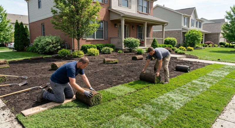 Fescue Sod Installation in Rockwall, TX
