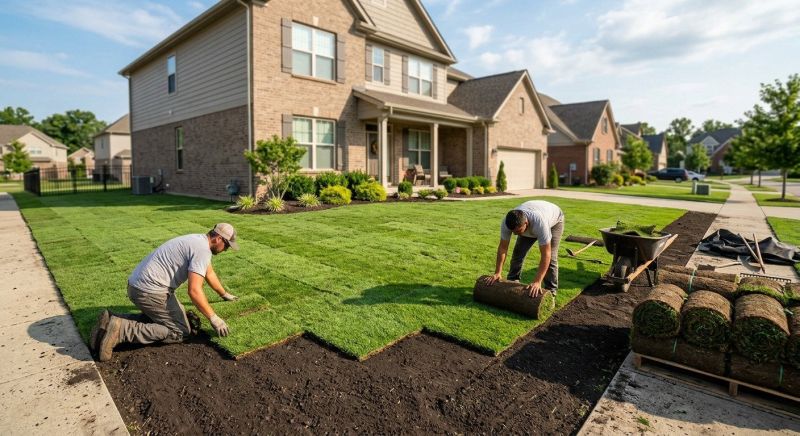 Ryegrass Sod Installation in Aiken, SC