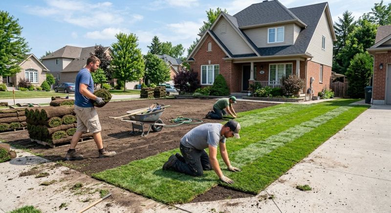 Yard Sod Installation in Ventura County, CA
